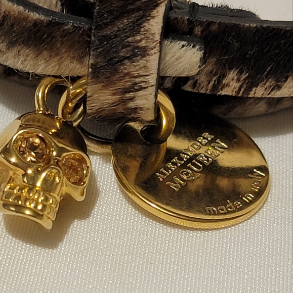 Alexander McQueen Double Wrap Skull Bracelet - Picture 3 of 5